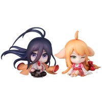 狐妖小红娘手办狐妖小红娘涂山红红东方月初Q版手办动漫周边二次元摆件 涂山红红/东方月初组合款/送特典 全新