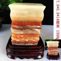 猪肉石摆件天然猪肉石原石腊肉奇石乔迁开业礼品家居博古架玄关摆件 3146