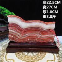 猪肉石摆件精品猪肉石 原石 自然石 天然花纹 收藏精品 奇石摆件 翠绿色肉石052