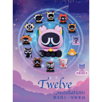 十二星座盲盒12星座盲盒迷你公仔手办十二星座盲盒动漫车内 单只，如需整盒请拍12个 盲盒款式随机，拆盒非质量问题不退不换