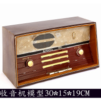 老式录音机复古老式缝纫机收音录音机电视机摄影机打字机电风扇模型道具摆件 收影机6