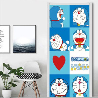 橱柜门贴纸贴自粘木翻新创意贴纸玻璃橱柜客厅卧室厨房宿舍贴画防水墙贴 深紫色新款小叮当 大