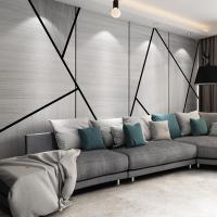 背景墙硬包电视背景墙硬包轻奢壁画现代几何图形客厅装饰沙发卧室床头软包 材质小样