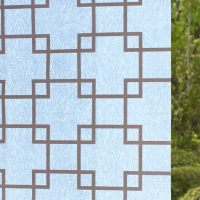 玻璃推拉门贴纸墙贴自粘透光不透明自粘磨砂玻璃贴膜防晒遮光膜卫生间移窗户贴纸窗花纸 A054 200x45cm