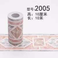 自粘pvc踢脚线导线防水腰线墙贴自粘PVC墙纸厨房卫生间浴室防水瓷砖墙贴纸客厅田园踢脚线腰线贴 2005 中