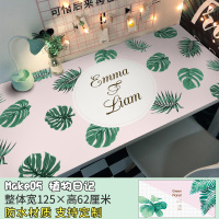 桌贴植物日记桌贴家居装扮ins房间布置桌面贴纸书桌网红ins可定制尺寸 粉红色植物日记桌贴 特大