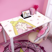 桌贴可爱桌面装饰贴纸宿舍书桌防水防油桌贴卡通动漫出租屋改造小家具 卖萌美少女 大