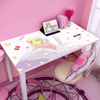 桌贴可爱桌面装饰贴纸宿舍书桌防水防油桌贴卡通动漫出租屋改造小家具 睡觉美少女 大