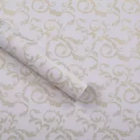 桌贴新书桌贴纸墙纸自粘墙纸壁纸防水厚自粘纸防水防水 墙壁纸 自 桔色10米金藤蔓 超大