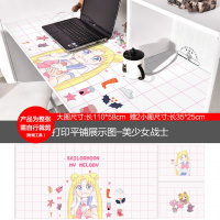 桌贴自粘宿舍书桌贴纸女生网红ins鹿头衣柜家具翻新大学生寝室装饰 书桌贴/美少女战士 中