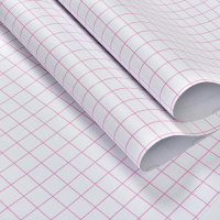 桌贴贴在桌子上的贴纸防水厚书桌贴纸自粘防水桌面可爱装饰壁纸温馨 北欧小粉格60厘米宽X3米 中