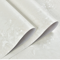 桌贴贴在桌子上的贴纸防水厚书桌贴纸自粘防水桌面可爱装饰壁纸温馨 米白牡丹60厘米宽X3米 中