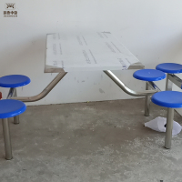 逐鹿中原餐桌椅食堂餐桌椅组合 XS0102 多种款式尺寸可选 4人位