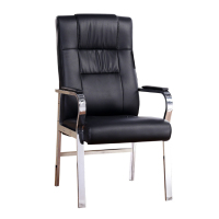 逐鹿中原钢架脚办公椅皮椅会议椅FD0300