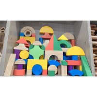 莱恩意泊客JY0135积木玩具儿童宝宝拼搭积木玩具(颜色可选)