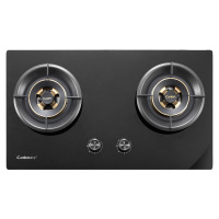 康宝燃气灶(天然气) 1公斤直喷火铜火盖手感超重 5.2kW天然气大火力 大尺寸钢化玻璃面板JZT-Q252-Z2