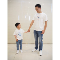 LISERGREAT 夏季新款纯棉短袖T ,亲子T恤2020