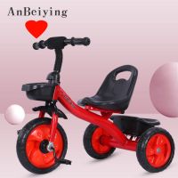 儿童三轮车脚踏车1-6岁两用脚蹬宝宝手推车男女孩童车玩具自行车