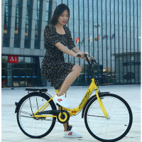 免充气女款单车实心胎折叠便携式自行车成年人免安装男女式自行车