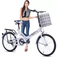 16寸20寸折叠自行车成人学生山地车