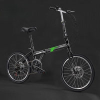 可折叠超轻便携20 22寸变速自行车学生单车