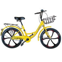 小黄车同款免充气成人学生单车全轴承24寸26寸通勤自行车