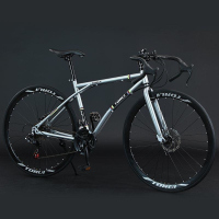 公路自行车轻便单车死飞男女实心变速成年人学生双碟赛车