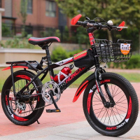 儿童自行车6-8-10-15岁青少年自行车18寸-20寸变速减震山地车