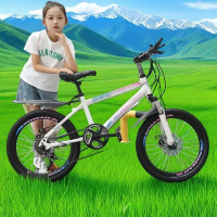 自行车儿童山地车青少年单车男女中大童学生双碟刹避震轻便款赛车