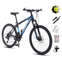 山地车自行车越野男女赛车碟刹变速学生减震单车