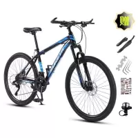 山地车自行车越野男女赛车碟刹变速学生减震单车