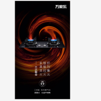 万家乐JZT-V5S(B)*12T天然气嵌入式玻璃双灶