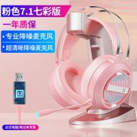 vbnm游戏耳麦头戴式耳机有线电脑带麦吃鸡电竞听声辨位低重音话筒手机