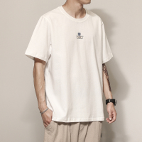 夏季短袖男日系宽松潮流卡通动漫t恤男士半截袖青年汗衫圆领体恤