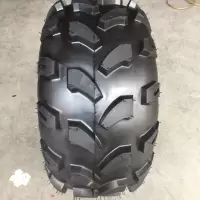 适用沙滩车轮胎四轮摩托大小公牛6/7/8/10/12寸真空轮胎毂改装车配件 18X9.5-8拖花