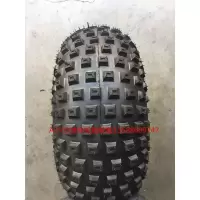 适用沙滩车地车 割机坪机械轮胎22x11-8颗粒花轮胎轮毂改装四轮 22X11-8真空胎+轮毂