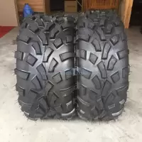 适用沙滩车12寸轮胎 大公牛农夫车25X8-12寸25X10-12寸耐磨轮胎A字花 25X8-12A字花