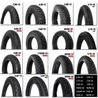 适用摩托车轮胎电动车胎3.00 3.50 110/90/90-10 2.75-18外胎内胎 2.50-18前轮内+外胎