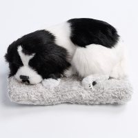 适用汽车用活性炭仿真狗竹炭包公仔 新车除甲醛除异味净空气卡通摆件 [纳米矿晶活性炭包]黑白狗狗