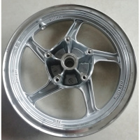 适用适用豪爵新宇钻VH125踏板摩托车配件HJ125T-20A前后钢圈轮毂轮鼓 前轮毂