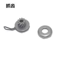 适用适用于100踏板车JOG巧格福喜凌鹰100RSZ鬼火起动杆打火棍脚踩齿轮 抓齿