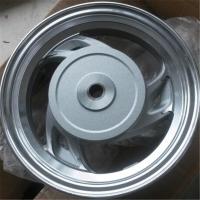 适用适用于铃木睿彩125韵彩QS100T轮毂QS125T-4/-4B钢圈前后轮毂铝轮 银色前碟刹轮毂一个