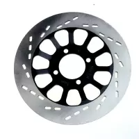 适用适用于铃木王GS125刹车盘QS骏威GSX125钻豹HJ125K摩托车前碟刹制动盘 直径24厘米