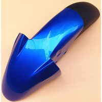 适用适用钻豹HJ125K-A锐爽EN125-2/2A/2E/2F/3E/3F/150 前泥板 挡泥板 蓝色挡泥板