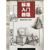 标准入教程 素描石膏几何体 美术绘画书籍技法结构联考校考临摹范本画初学入教学教程教材素描速写书入自学零基础艺考