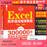 [正版新书]正版卢子Excel高手速成视频教程 excel函数公式大全 excel高教程 中国水利水电出版社 电子表格