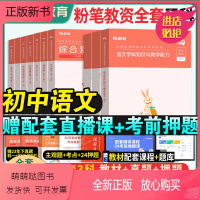 [初中语文]教材+试卷全套(科1+科2+科3) 中学 [正版新书]粉笔教资2024年上半年中学高中初中国家教师证资格证考