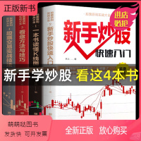 [正版新书]全套4册新手入门+看盘技巧+K线图+股票入门基础知识与技巧股票投资书籍从零开始学炒股书籍操盘新手 书大