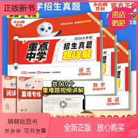 [尖子生全面冲刺]超详解2024版-语文+数学+英语 小学升初中 [正版新书]2024版小白鸥欧鸽星空小升初超详解真题卷