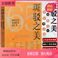 [正版新书] 斑驳之美 解密水彩肌理技法65例 水色纸笔辅助工具材料肌理篇 水彩技法水彩肌理水彩画教程水彩风景临摹